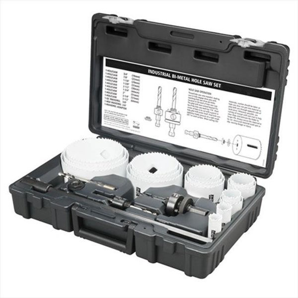 Disston Disston D9599 Blu-Mol Industrial Xtreme Bi-Metal Hole Saw Kit; 20 Pieces D9599